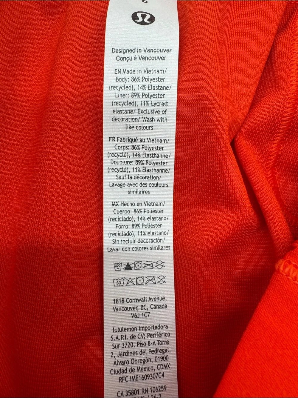 NWT Lululemon Hotty Hot High-Rise 2.5” Lined Shorts Size 4,6,12 Orange $68